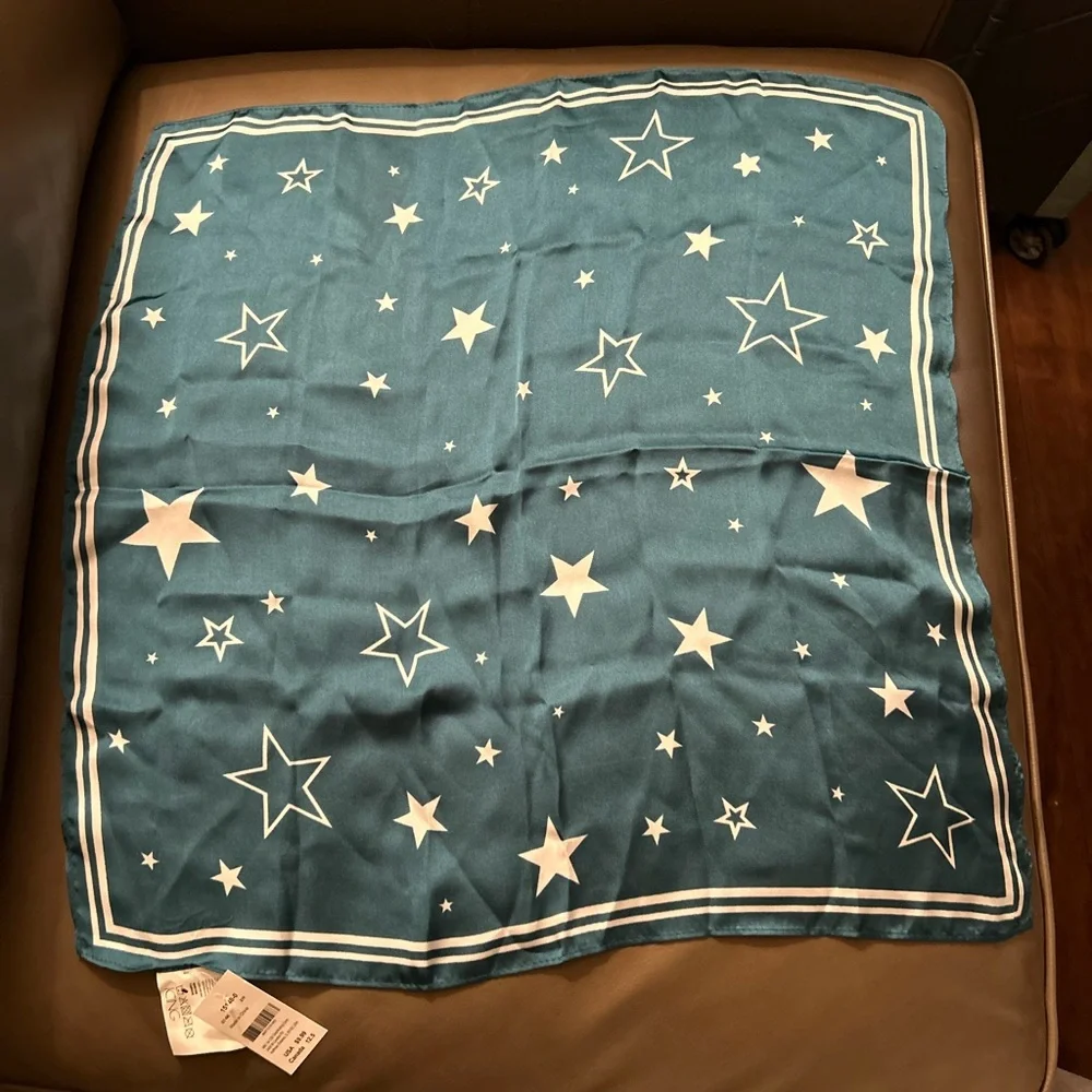 Icing teal scarf